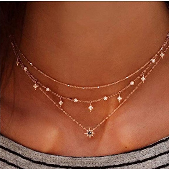 Jewelry - LAST ONE ⭐️️Star Pendent Necklace Fashion Choker